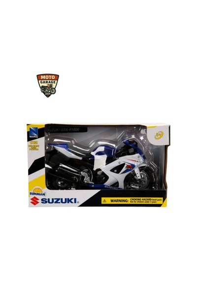 Suzuki Gsx-r1000 1:12 Diecast Model Motosiklet Lisanslı, Metal Gövde
