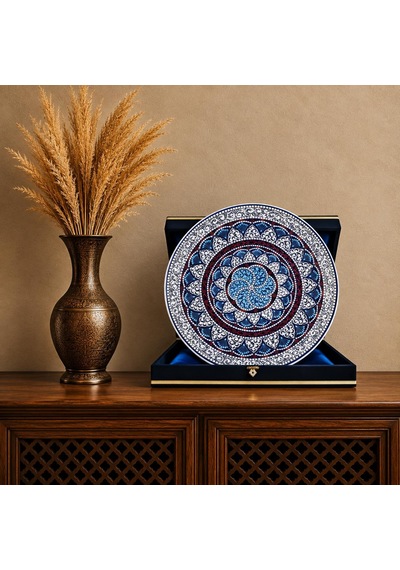 E38 El İşçiliği Çini Tabak 40 Cm - 6747