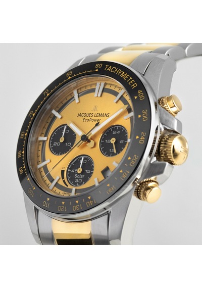 Jacques Lemans Annıversary Eco Power 50-1d Erkek Kol Saati Gümüş