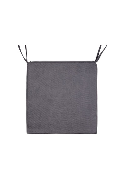 Klasik Sandalye Minderi Bahçe-balkon Minderi 50x50x8cm 4adet Antrasit Mavi