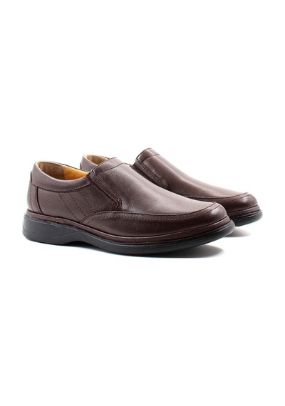 Fast Step Hakiki Deri Erkek Casual Ayakkabı 126maf962 Kahve Kahverengi