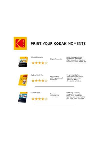 Kodak Fine Art Paper Mat Fotoğraf Kağıdı, 50 Yaprak, 230 G/m², A6 Formatında 10 X 15 Cm , Mürekkep Püskürtmeli Baskı, Pürüzsüz Yüzey, Anılarınız İçin Üstün Kalite