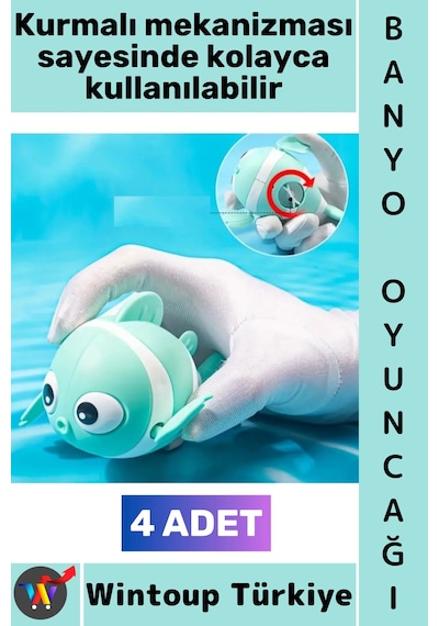 Bebekoyuncağı Çocuk El Göz Koordinasyon Motor Becerisi Gelişimi Banyo Havuz Sahil İlgi Çekici Sevim
