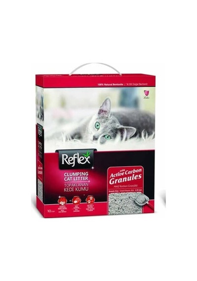 Granül Aktif Karbonlu Topaklanan Kedi Kumu 10 Lt