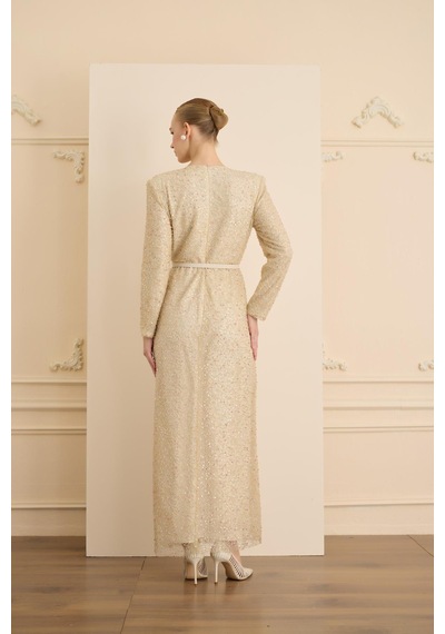 Senna Irene Dress Bej BEJ