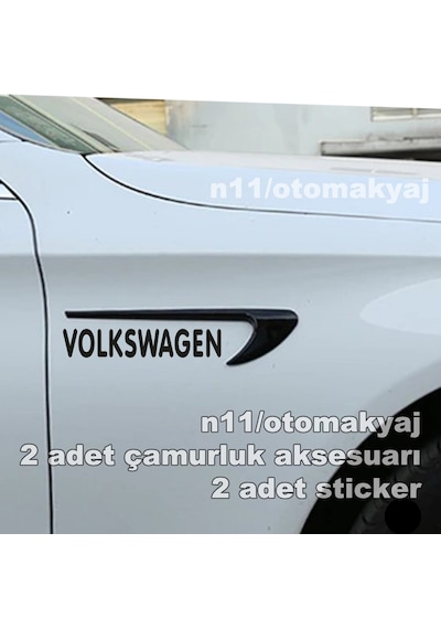 Volkswagen Bora Çamurluk Kapı Uyumlu Aksesuar Ve Markalı Sticker