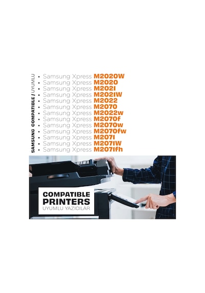 Samsung Xpress M2020 Uyumlu Toner 2'li  Paket / Mlt-d111s