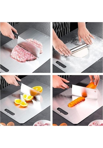 Cvs Dn 00137 Paslanmaz Celık Kesme Tahtası Metal