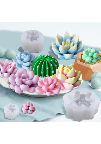 3d Silikon Mum Ve Pasta Kalıbı 9 Adet Diğer