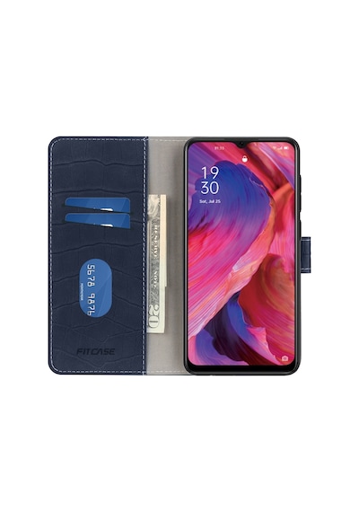 Oppo A73 Kilif Kroko Desen Kapakli Cüzdanli 489388190