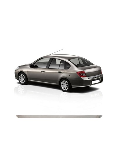 Renault Symbol Uyumlu 2007-2013 Krom Bagaj Alt Çıtası Paslanmaz Çelik