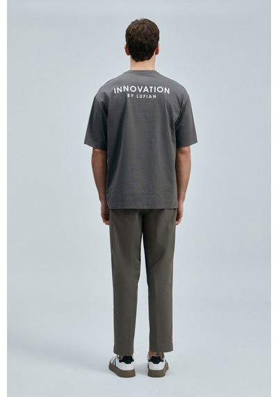 Lufian Omen Modern Grafik T- Shirt Kahverengi Kahverengi 111020252100400 Kahverengi
