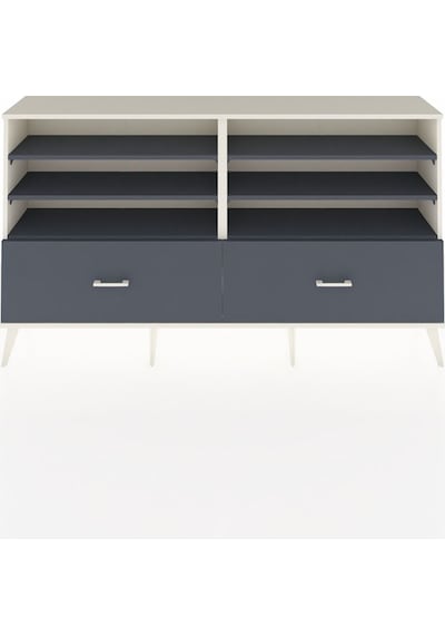 Arges Konsol 6 Raflı 2 Çekmeceli 176x30x99 Aytaşı-antrasit Aytaşı-antrasit