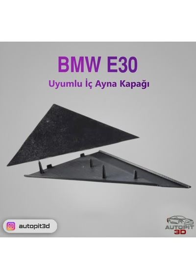 Autopit 3d Bmw E30 Uyumlu İç Ayna Kapağı Bmw E30