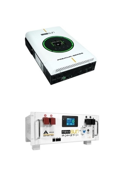 Mexxsun Premium 6kw İnverter + Mexxsun 48v 100a Lityum Akü