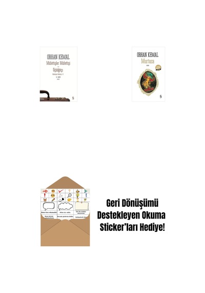 Müfettişler Müfettişi - Üçkâğıtçı 2 Kitap Bir Arada + Murtaza Midi Boy + Okuma Sticker'ları