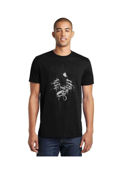 Venom Zehirli Öfke Baskılı Siyah Erkek Tshirt (528859565)