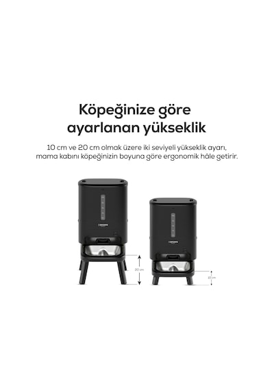 Xenon Smart Köpek Mama Kabı Akıllı, 15l, Mobil Kontrol, Büyük Taneli Mama Uyumlu, Yükseklik Ayarlı X8630