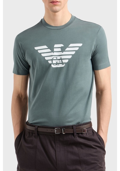 Emporio Armani Erkek T Shirt 8n1tn5 1jpzz M9061 Yeşil Yeşil