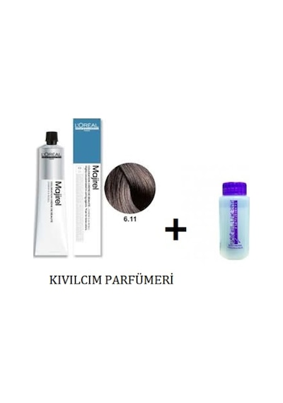 Loreal Majirel 6.11 Koyu Kumral Yoğun Küllü Saç Boyası + Oksidanı