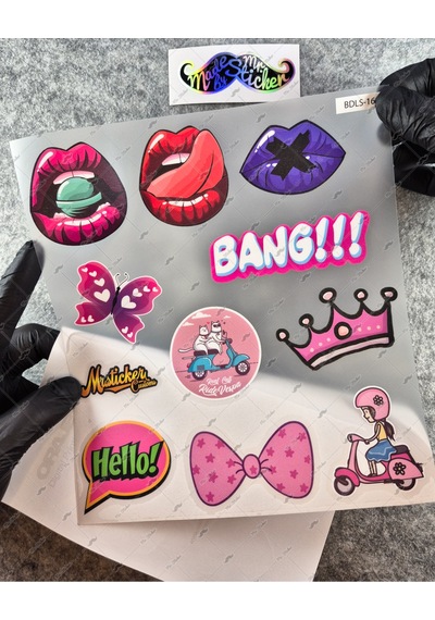 Bdls16 Küçük Boy 10lu Sticker Seti