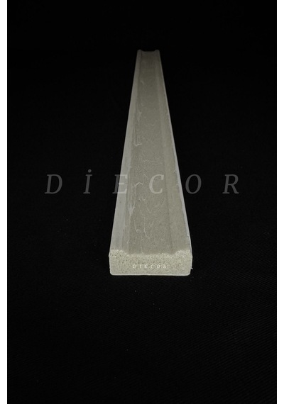 Diecor Dekoratif Boyanabilir 25 Adet 3 Cm Polistren Duvar Çıtası Beyaz 30 X 10 Model:xa191
