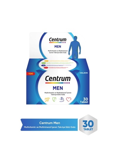 Centrum Men Multivitamin 30'lu Tablet X2 Adet