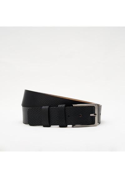 Siyah Erkek Gr-040-138 Grande Klasik Kemer Genişlik 4 Cm