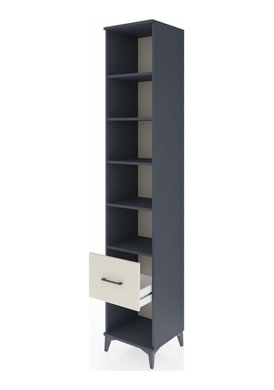Hyperion Dolap 5 Raflı Tek Çekmeceli 44x44x243 Antrasit-aytaşı Antrasit