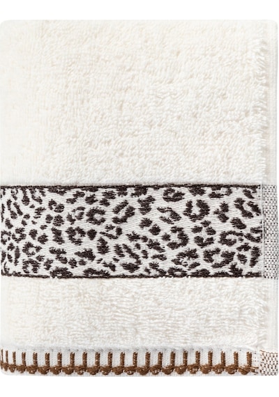 Mudo Home Penelope Leopar El Havlusu 30x50 Beyaz
