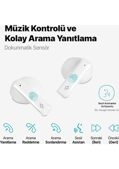 Ttec 2KM153B AirBeat BUZZ1  Buzz Gerçek Kablosuz TWS Bluetooth Kulaklık