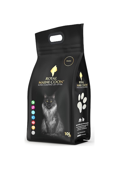 Royal Maine Coon Portakal Kokulu Perlit Kedi Kumu 10 L