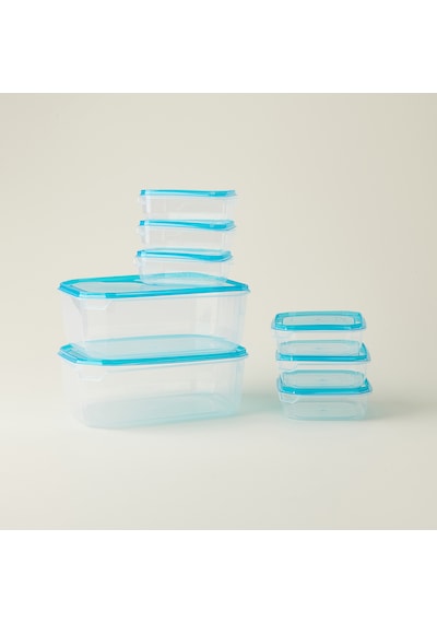 Tera 8'li Plastik Mini Saklama Kabı Seti - Asorti Çok Renkli