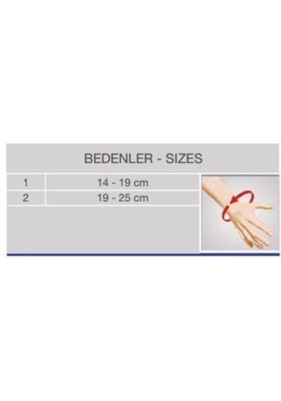 Orlex Standart Neopren El Bilek Ateli Çift Taraflı St114ç