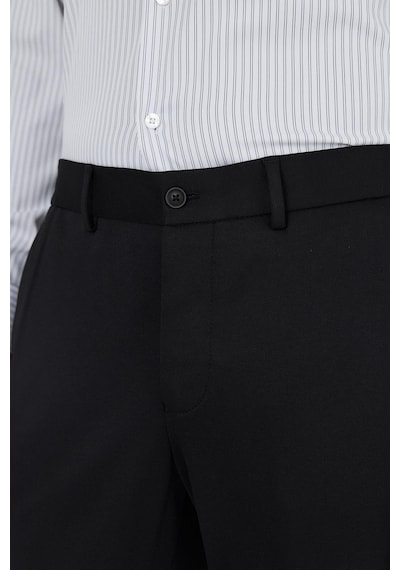 İmza Siyah Esnek Yandan Cepli Casual Slim Fit Jogger Pantolon 1003250157 Siyah