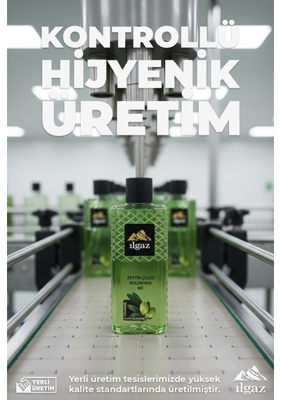 Ilgaz 80 Derece Elegance Series Zeytin Çiçeği Kolonyası 400 ML