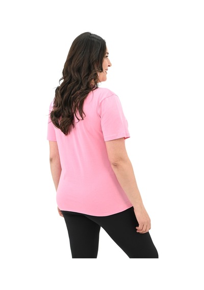 Kadın Büyük Beden Kiraz Baskılı T-shirt 1785-24 001