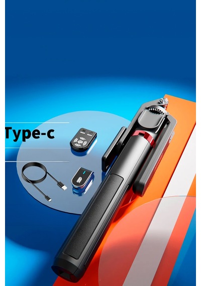 Thentech Uzanabilir Selfie Çubuğu Tripod Uzaktan Kumandalı Tripod Selfie Çubuğu Olarak Kullanılabilir Tripod