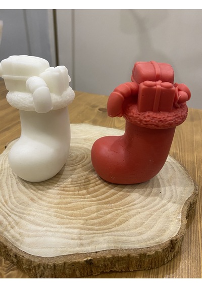 Yılbaşı Çorapı Mum
