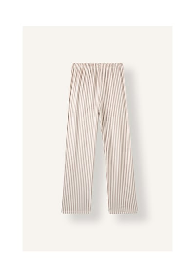 Defacto Regular Fit Uzun Kollu Velur Üst Çizgili Uzun Alt Pijama Takımı A6205ax26aubn558 Kahve-bn558 Defacto Regular Fit Uzun Kollu Velur Üst Çizgili Uzun Alt Pijama Takımı A6205ax26aubn558 Kahve-bn558
