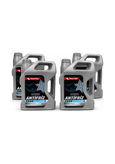 Petrol Ofisi Super Antifriz Yeşil 4 X 3 Litre