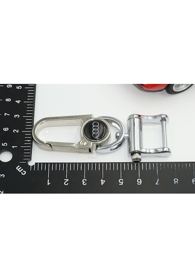 Audi Uyumlu Logo Krom Metal Stil Anahtarlık New Style (324200677)