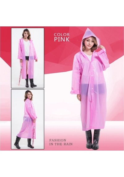 Marlux Eva Yağmurluk Bay-Bayan Yağmurluk Pembe (507641050)