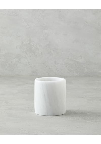 Home Medusa Mermer Tekli Dış Fırçalık Beyaz Siyah