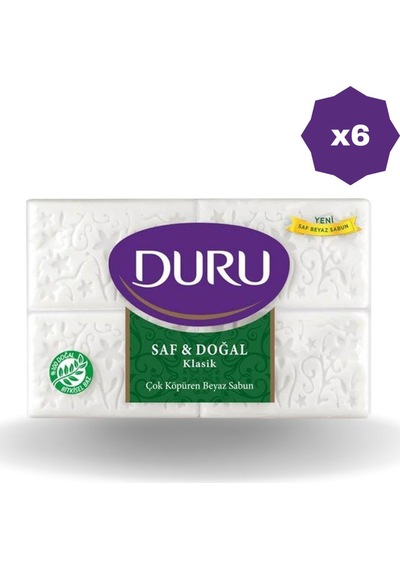 Duru Klasik Sabun 600 G 6 Adet