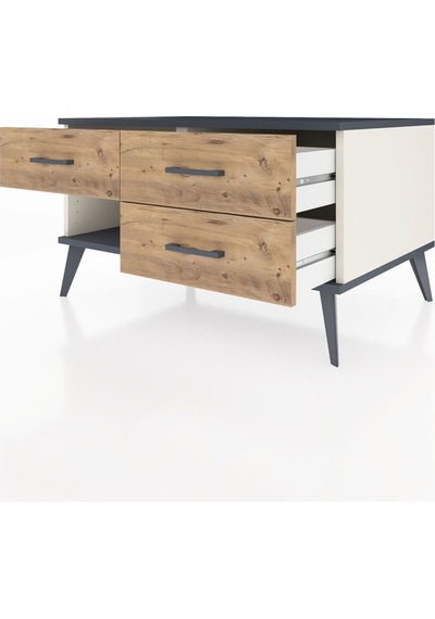 Kronos Şifonyer 3 Çekmeceli 88x59x48 Aytaşı-antrasit/çam Antrasit/çam Kronos Şifonyer 3 Çekmeceli 88x59x48 Aytaşı-antrasit/çam Antrasit/çam