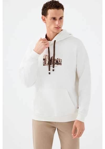 Loft Erkek Sweatshirt Lf2041592 BEYAZ