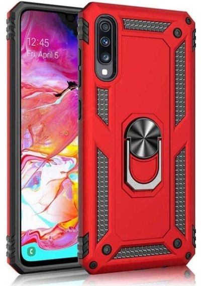 Huawei P Smart Pro 2019 Kılıf Zore Vega Kapak Kırmızı