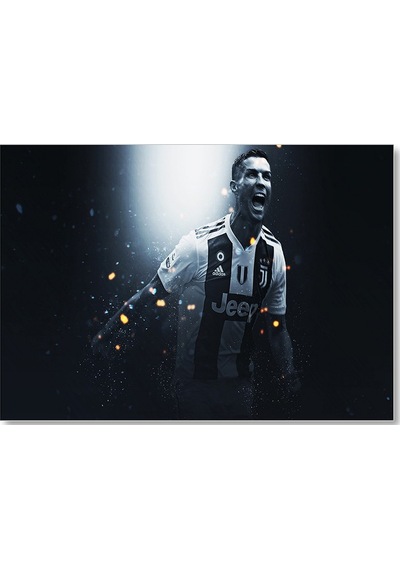 Cakasepetim Christiano Ronaldo Juventus Gol Sevinci Ahşap Mdf Tablo