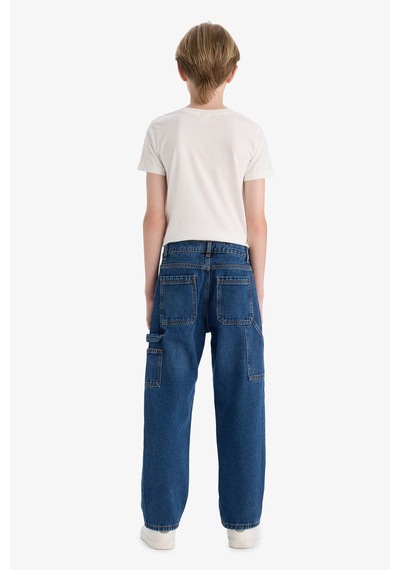 Defacto Mavi Erkek Çocuk Jean Pantolon F0457a8/nm28 Mavi